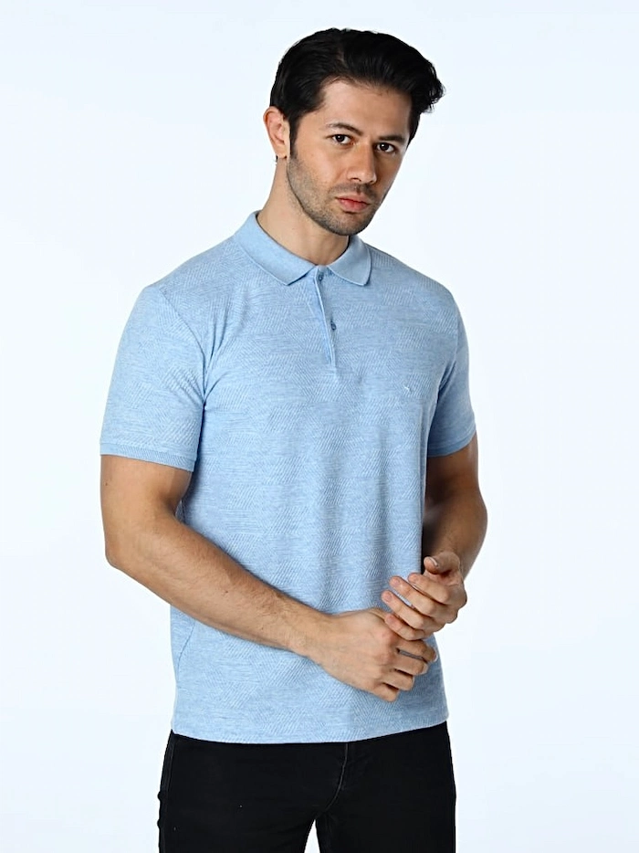 muška majica, polo shirt majica, slim fit majica, pamučna majica, crna majica, svetlo plava majica, muška moda, kvalitetna majica, minimalistički dezen, moderna majica