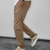 Letnje pantalone u kamel nijansi, model MOTION SUMMER 50262, udobne, elastične i savršene za tople gradske dane.