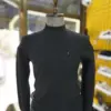 PREMIUM muška polu rolka 241434 u crnoj boji - slim fit model slika spreda
