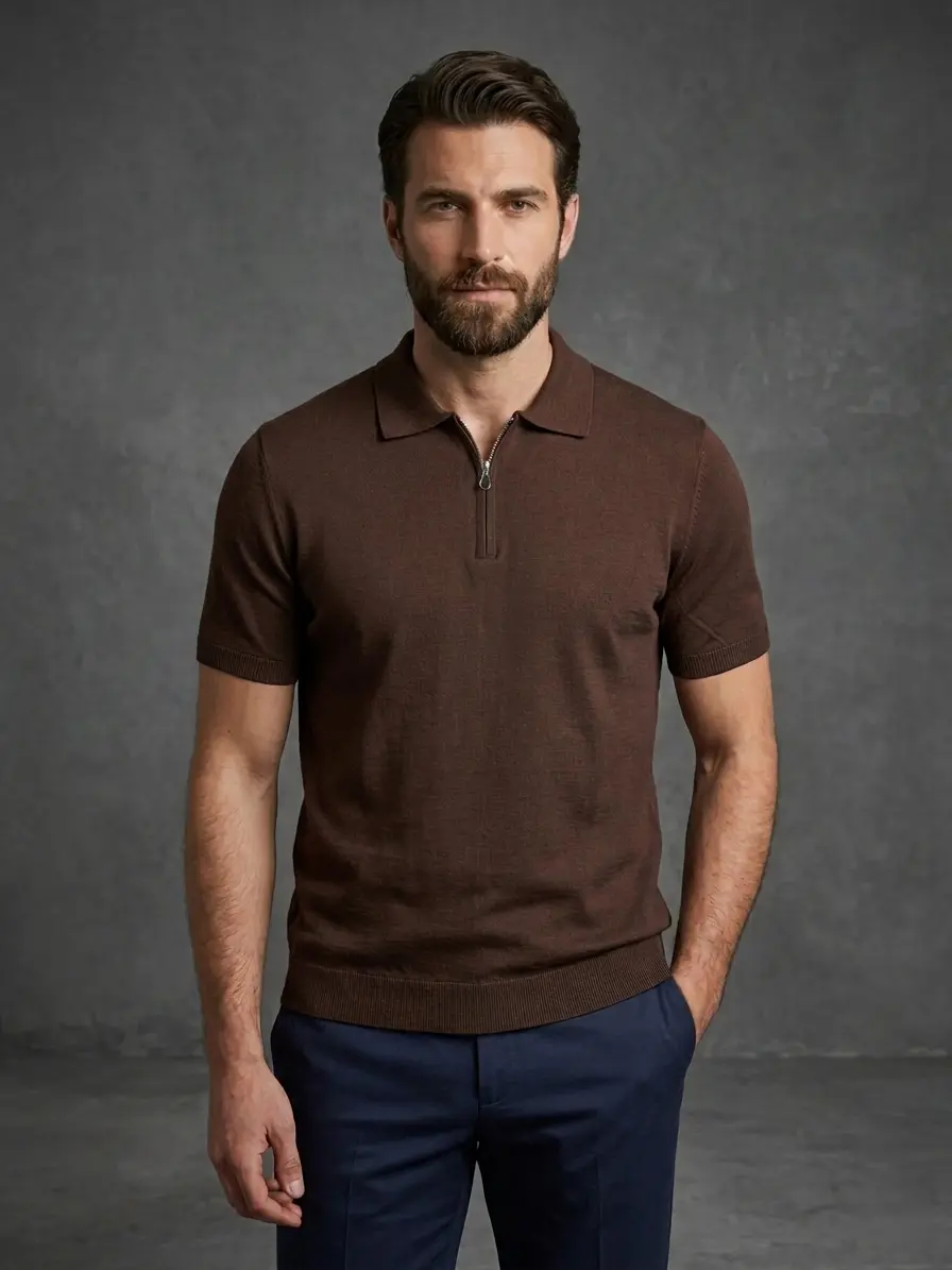MUŠKA RAYON POLO MAJICA – OLD MONEY STYLE