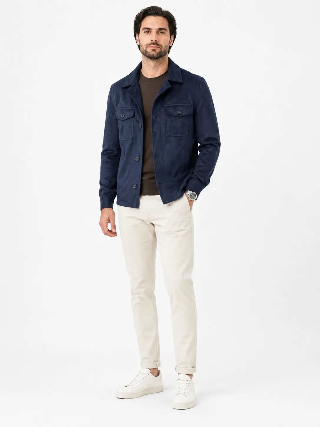 MUŠKA PREMIUM SUEDE JAKNA – ANTILOP IZGLEDA SLIM FIT