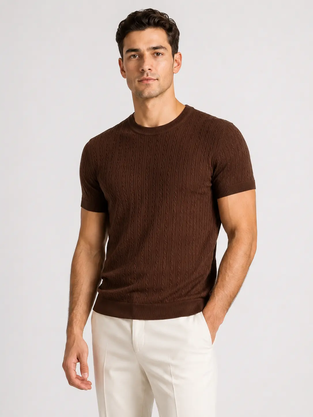 MUŠKA KNITWEAR MAJICA SLIM FIT 4740 – OLD MONEY STIL
