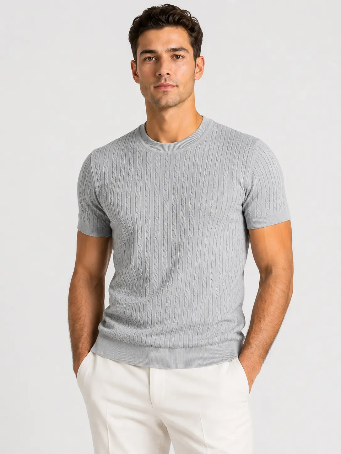 MUŠKA KNITWEAR MAJICA SLIM FIT 4740 – OLD MONEY STIL