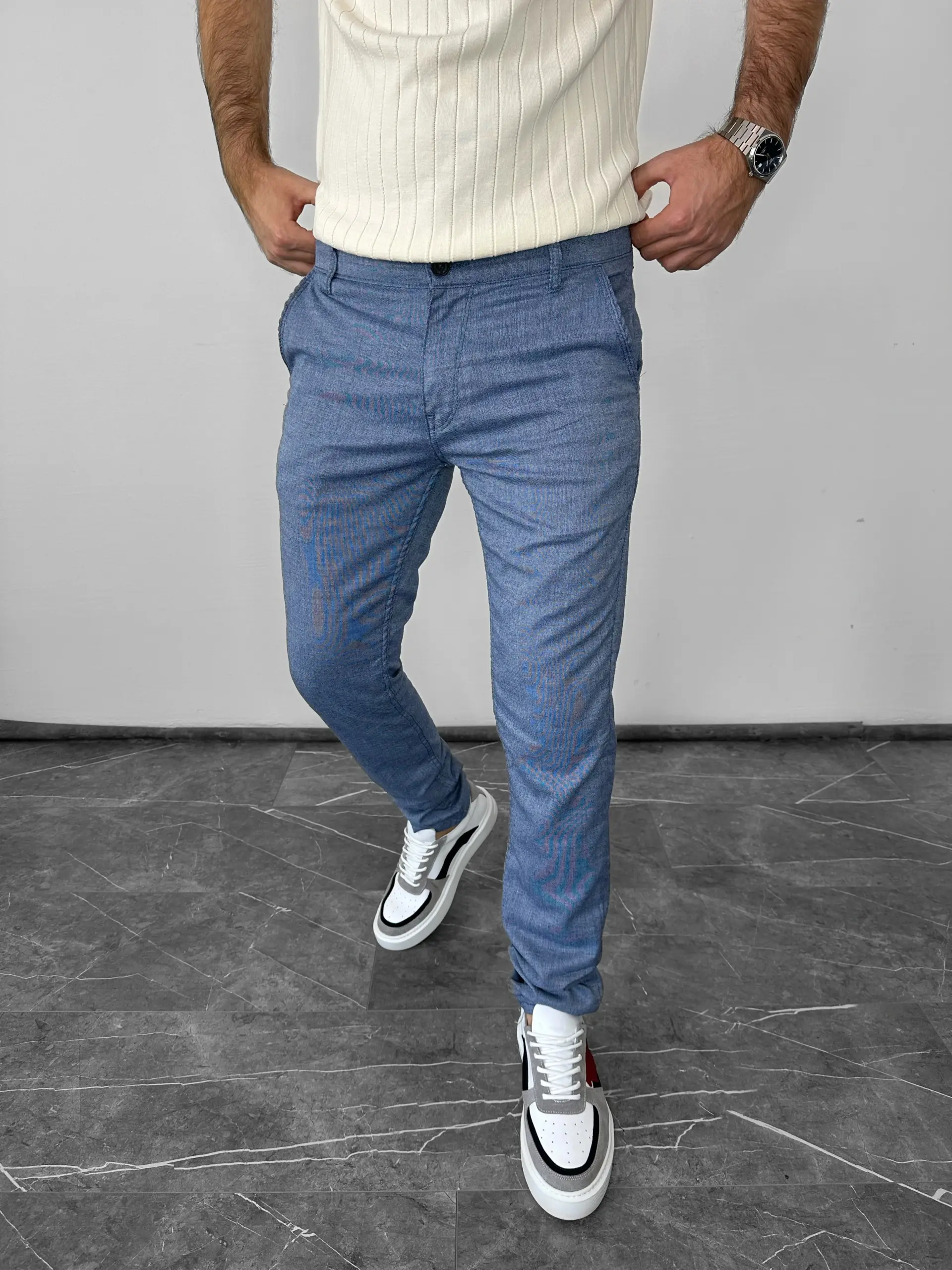 MUŠKE PAMUČNE PANTALONE CASUAL – LAGANI LETNJI MODEL