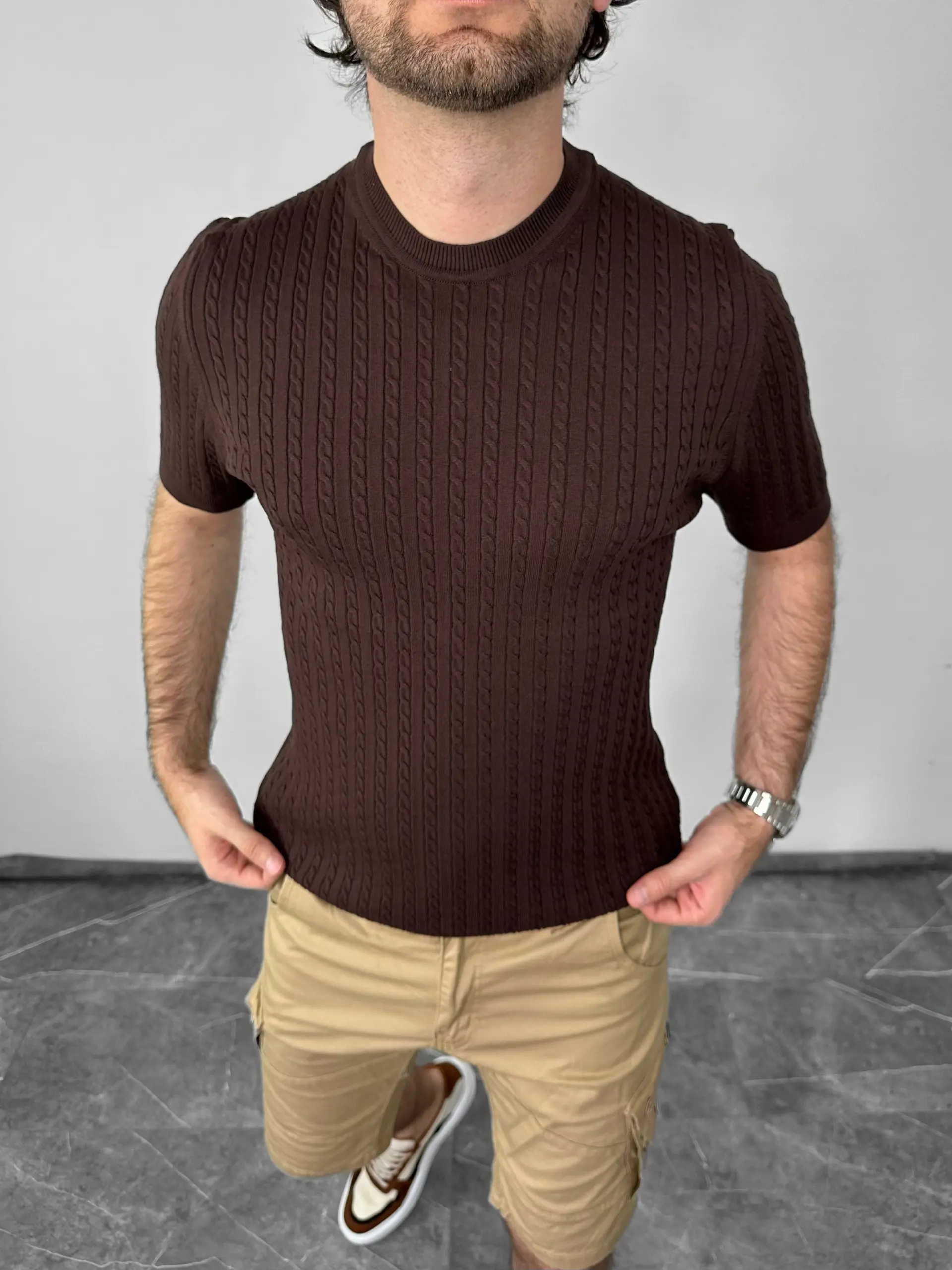 MUŠKA KNITWEAR MAJICA SLIM FIT 4740 – OLD MONEY STIL